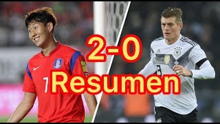 Resumen y Mejores momentos Corea del Sur vs Alemania mundial 2018 [upl. by Bigot]