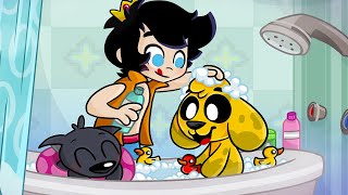 EL DÍA DEL BAÑO 🐶🚿🛁 Las Perrerías de Mike Ep 17 Temporada 1 [upl. by Enomaj]