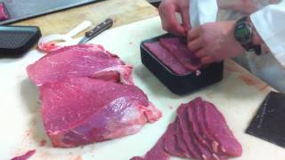 Meat Cutting demo  Beef Sirloin Tip [upl. by Asare]