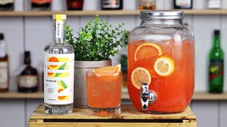 New Years Eve Batched Gin Punch Recipe [upl. by Keri]