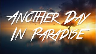 Another Day In Paradise  Phil Collins Lyrics HD [upl. by Akcire]