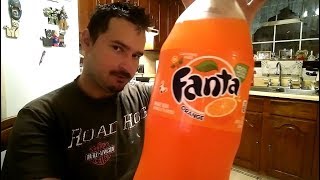 Fanta Orange Soda Review [upl. by Emmalee]