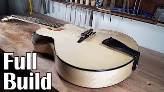 Making a Custom Archtop Guitar Full build [upl. by Airotnes]