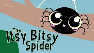 The Itsy Bitsy Spider  Incy Wincy Spider  Children’s Song with Lyrics [upl. by Munson]