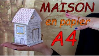 MAISON EN PAPIER facile [upl. by Micheal]