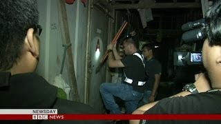 MALAYSIA RAIDS 10000 POLICEMEN IN SEARCH OF ILLEGAL WORKERS  BBC NEWS [upl. by Rahsab]