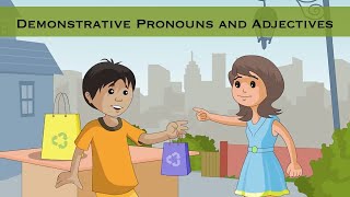 Demonstrative Pronouns And Adjectives Grammar Lesson in English [upl. by Hannie]