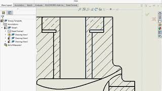 Assembly Drawing with Bill of Materials  Solidworks [upl. by Idonah]