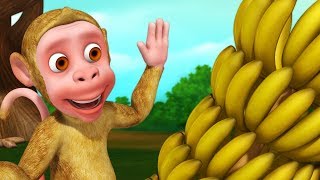 Bandar Mama and Bananas  Bengali Rhymes for Children  Infobells [upl. by Ambrosi]