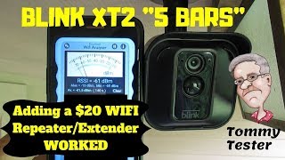 Blink XT2  20 WIFI Range Extender Repeater  WIFI Camera [upl. by Lattonia]