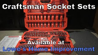 Craftsman Mechanics Socket Set Available at Lowes [upl. by Lamaaj827]