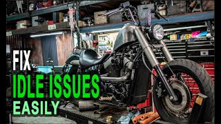 How To Fix Idle Issues  Bike wont stay in idle EASY Diagnosis [upl. by Aribold376]