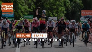 Dauphiné 2022  Étape 1  Résumé [upl. by Rome]