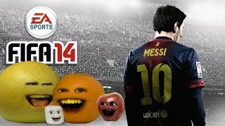 Annoying Orange Lets Play  FIFA 14 Orange amp Midget Apple VS Marshamallow amp Grapefruit [upl. by Nissy]