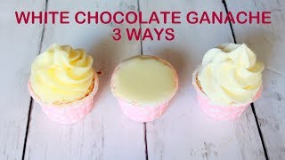 How to make White Chocolate Ganache [upl. by Animar]