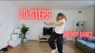 HIPHOP DANCE STEPS  SOCIAL DANCES BASICS TRENDS FOUNDATIONS  70 STEPS [upl. by Ute]