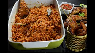 Perfect Jollof Rice  Oven Baked Nigerian Jollof Rice [upl. by Nisa]