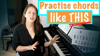 THE BEST WAY TO PRACTISE PIANO CHORDS  Chord Practise Exercises [upl. by Ahseekal776]