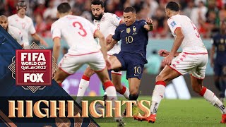 Tunisia vs France Highlights  2022 FIFA World Cup [upl. by Enneiviv]