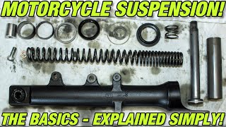 Motorcycle Suspension  The basics simply explained [upl. by Yesnikcm]