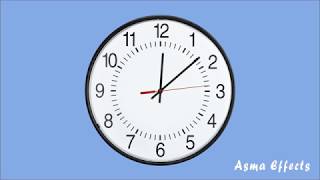 Fast Ticking Clock with Sound  5 Minutes Version  Asma Effects [upl. by Marthe375]