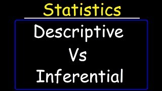 Descriptive Statistics vs Inferential Statistics [upl. by Annaet]