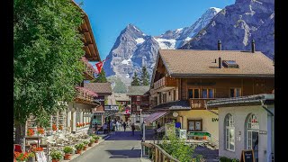 Mürren Schilthorn  Switzerland  4k HDR video [upl. by Yerg]