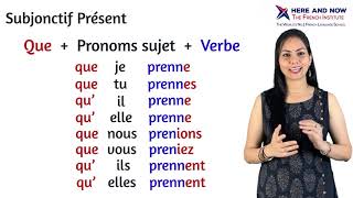 Subjonctif  French Grammar Explained in English  Happy Learning French Series [upl. by Suhcnip]