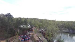 FireFall Drop tower ride Silver Dollar City POV [upl. by Lebatsirhc402]