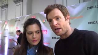 Chicago Med Interview Nick Gehlfuss and Torrey DeVitto [upl. by Oterol]