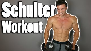 Schnellster Muskelaufbau für die Schulter  Workout im Hypertrophiebereich [upl. by Ashil479]