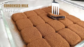 Condensed Milk Chocolate Truffles Recipe [upl. by Namyac]