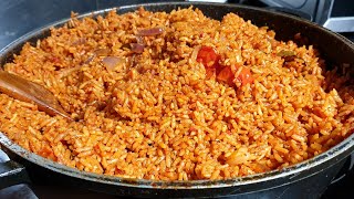 PERFECT NIGERIAN PARTY JOLLOF RICE  SMOKY PARTY JOLLOF  SISI JEMIMAH [upl. by Nelyak]