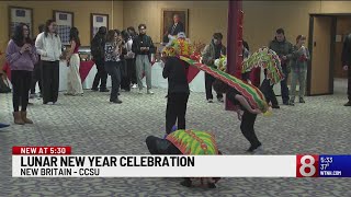 CCSU students celebrate Lunar New Year [upl. by Frohne]