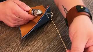 Using the Speedy Stitcher Sewing Awl [upl. by Sarina]