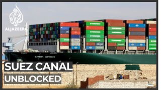 Investigation under way into Suez Canal blockage [upl. by Fortunio637]