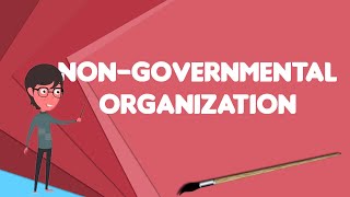 What is Nongovernmental organization Explain Nongovernmental organization [upl. by Tugman]