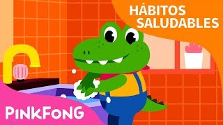 Lava Tus Manos  Hábitos Saludables  Pinkfong Canciones Infantiles [upl. by Nimocks]