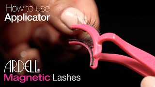 Magnetic Lash Applicator  Full Strip Lashes [upl. by Haridan]