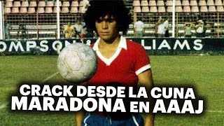 ¡Pura magia Así jugaba el Maradona de Argentinos Juniors [upl. by Fulvi]