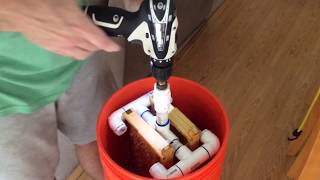 Beekeeping  Using the DIY Honey Extractor [upl. by Christiana357]