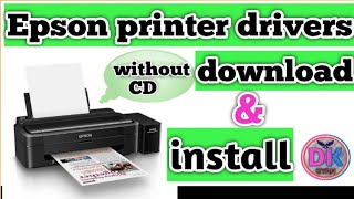 how to epson printer l130 driver install in without CD in full process in windows 10 [upl. by Midan442]