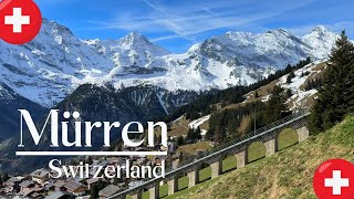 Mürren The Pretty Mountain Village In Switzerland [upl. by Silverts582]