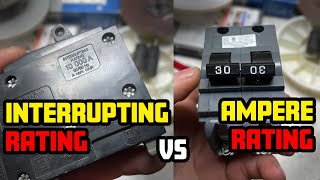 INTERRUPTING RATING vs AMPERE RATING [upl. by Aretina]