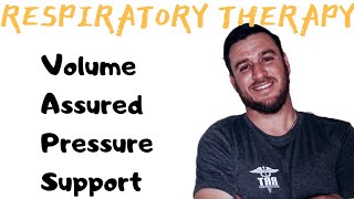 Respiratory Therapy  Volume Assured Pressure Support VAPS [upl. by Yornek]