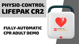 PhysioControl LIFEPAK CR2 AED  Fully Automatic Demo [upl. by Artema566]