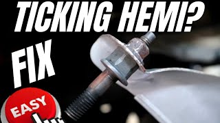 57 Hemi TickingKnocking Exhaust Manifold Leak Repair [upl. by Kissel3]