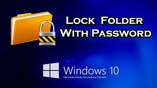 How To Lock a Folder With Password in Windows 10 [upl. by Benedix]