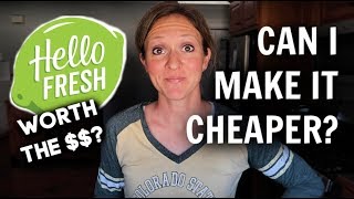 IS HELLO FRESH WORTH IT  Hello Fresh vs Homemade [upl. by Cheslie]