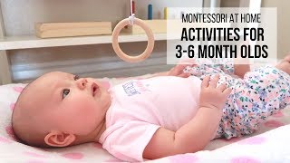 MONTESSORI AT HOME Activities for Babies 36 Months [upl. by Notwal]